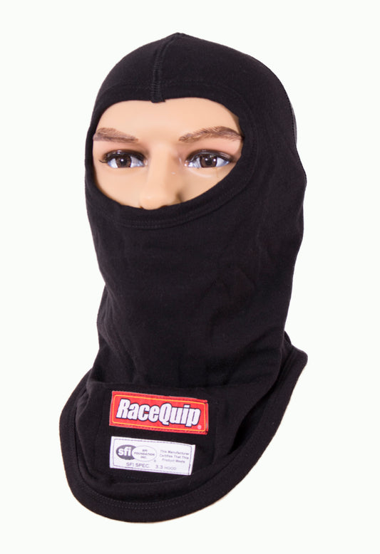 RaceQuip Black SFI 3.3 Fr Single Layer Hood