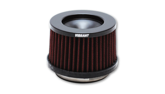 Vibrant The Classic Perf Air Filter 4.75in O.D. Cone x 3-1/2in Tall x 3in inlet I.D. Turbo Outlets